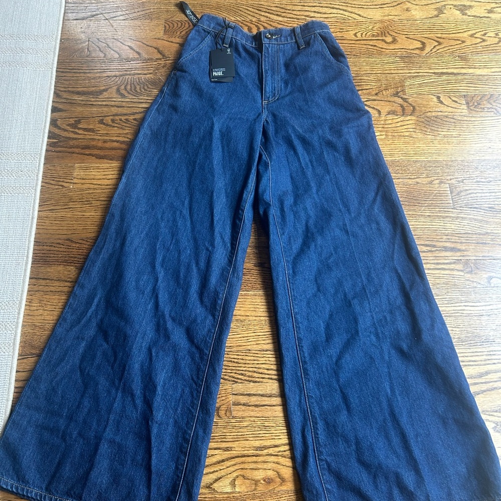 PAIGE Dark Indigo Flare Jeans